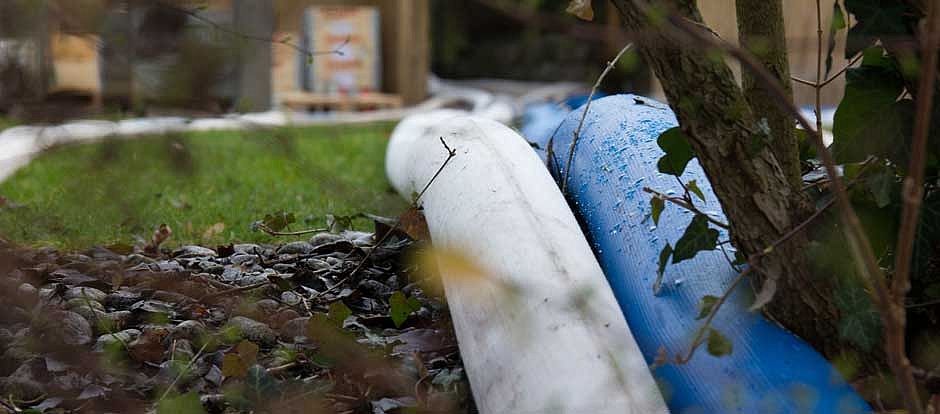 THW Bad Kissingen pumpt rund 300.000 Liter Wasser im Zentrum der großen Kreisstadt.